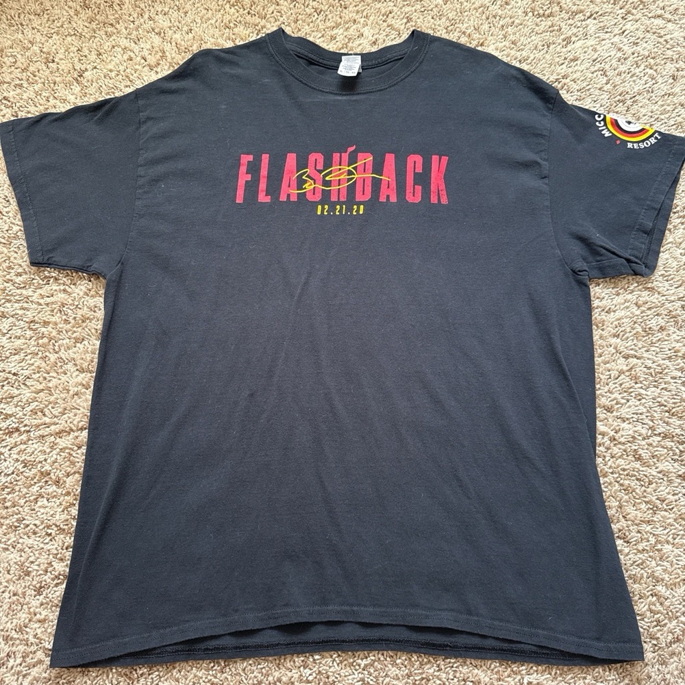 Miami Heat Dwyane Wade Flashback L3GACY Celebration T-Shirt Size XL Men's Black